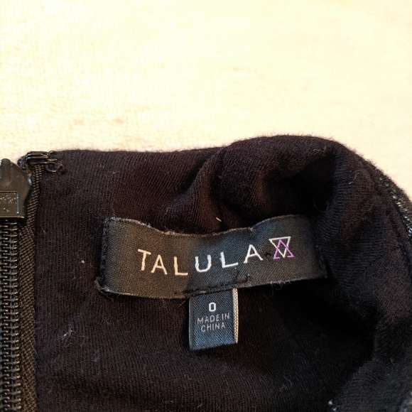 Talula Charcoal Sleeveless Waldorf Dress Size 0 - Picture 5 of 7